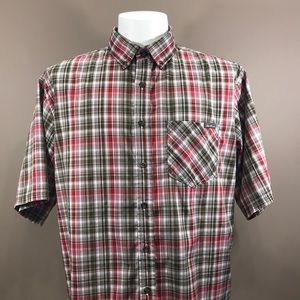 Eddie Bauer Short Sleeve Shirt Size Tall L